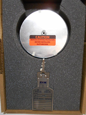 Zook Rupture Disk  4''  RLP-S  316 Stainless  5 PSIG