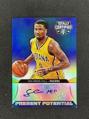 Panini 2014-15 Totally Certified Solomon Hill Present Potential Auto PPS-SH /25