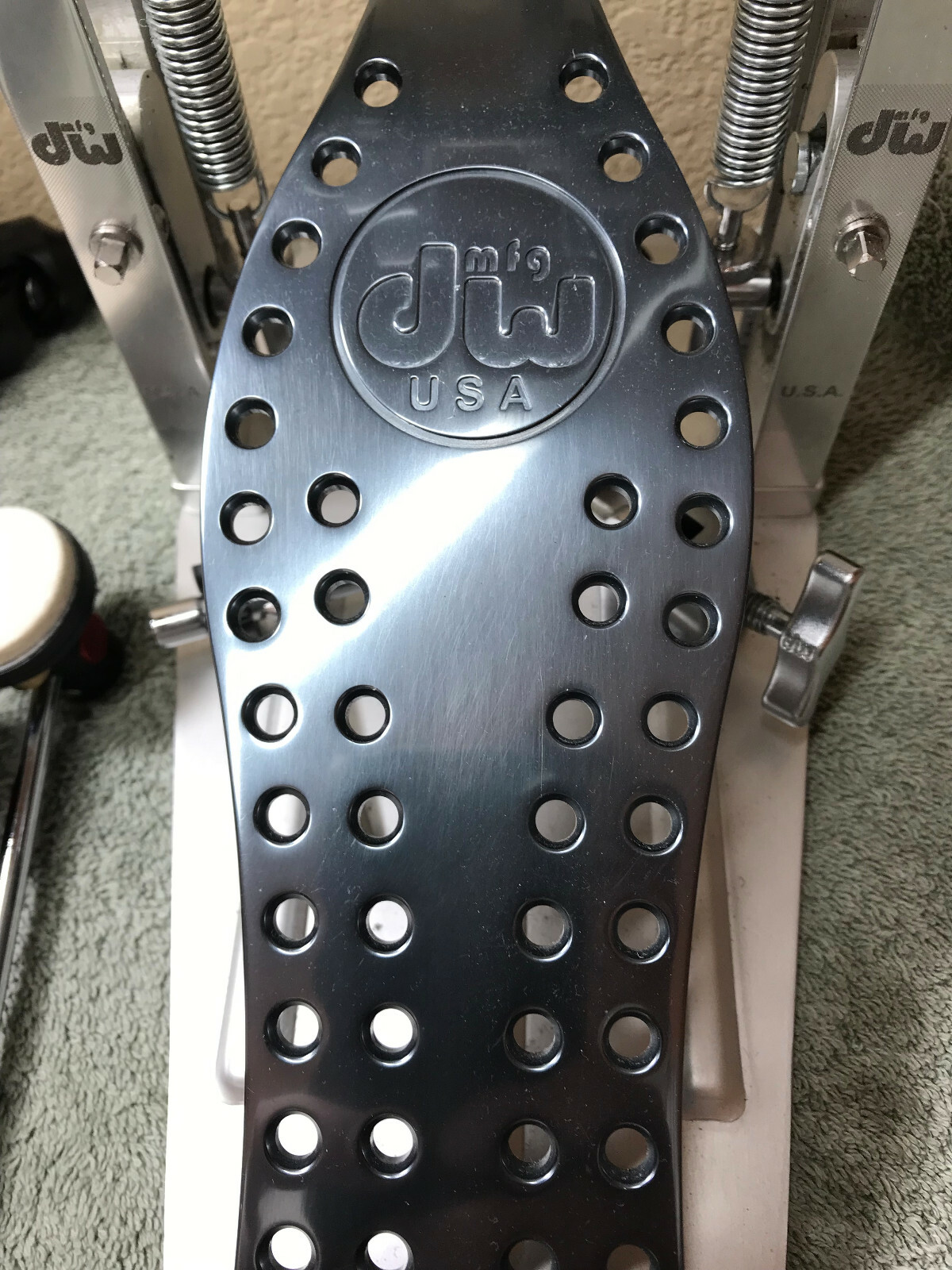 DW Machined Direct Drive (MDD) Double Pedal-Used with Bag and Beater Accessories