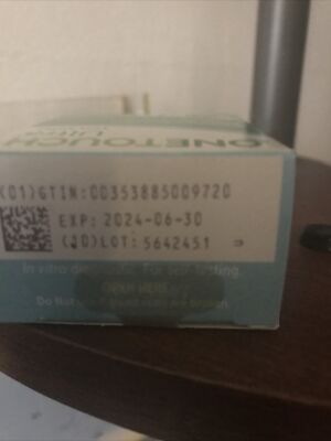 50 Pack Box One Touch Ultra Diabetes Glucose BLUE Test Strips 06/30/2024