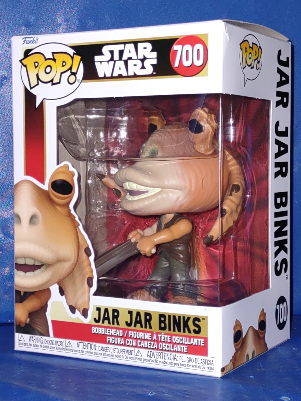 Star Wars Phantom Menace Jar Jar Binks with Booma Balls