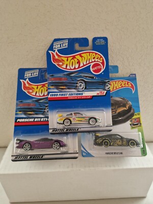 Hot Wheels Porsche Series Lot 3x Forza Motorsport Porsche 911 GT1 Exotics D11