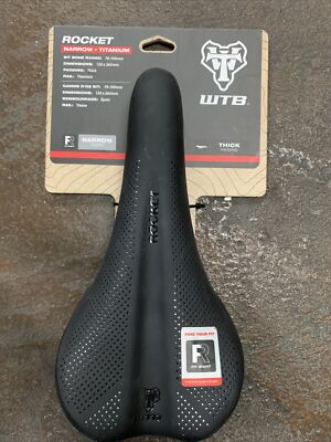 WTB Rocket Saddle - Titanium, Black, Narrow #911 Q1