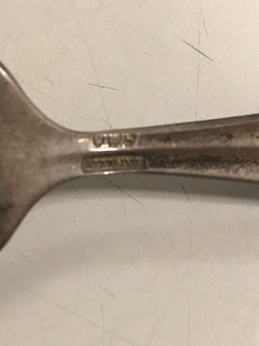 ANTIQUE DAUGHTERS OF THE AMERICAN REVOLUTION STERLING SILVER Baby Fork