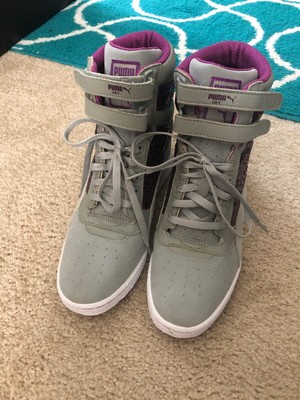 puma wedge sneakers size 10