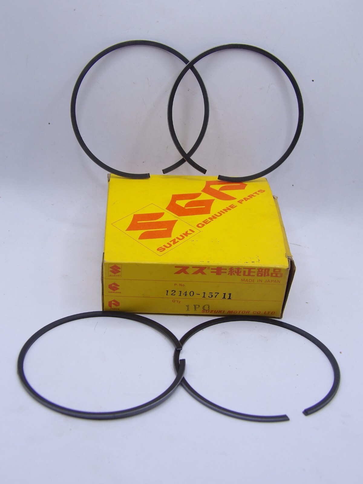 NOS Suzuki T500 GT500 Genuine Oversize 1.00 4th Over Piston Rings 12140-15711