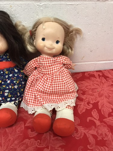 Fisher-Price Lap Sitter Dolls Vintage Set Of 3 Dolls