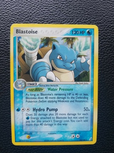 Blastoise 100 HP ポケモンカード Blastoise Ultra Rare Japanese HP100 No.009 Pokemon Card NEAR