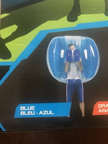 ONE ZURU X-SHOT - BUBBLE BALL  INFLATES UP TO 4 FEET NEW Blue