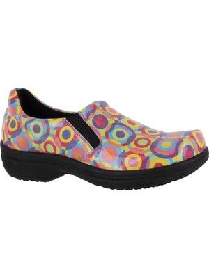 

Женские маслостойкие нескользящие сабо EASY STREET Yellow Circles, Желтый, BIND