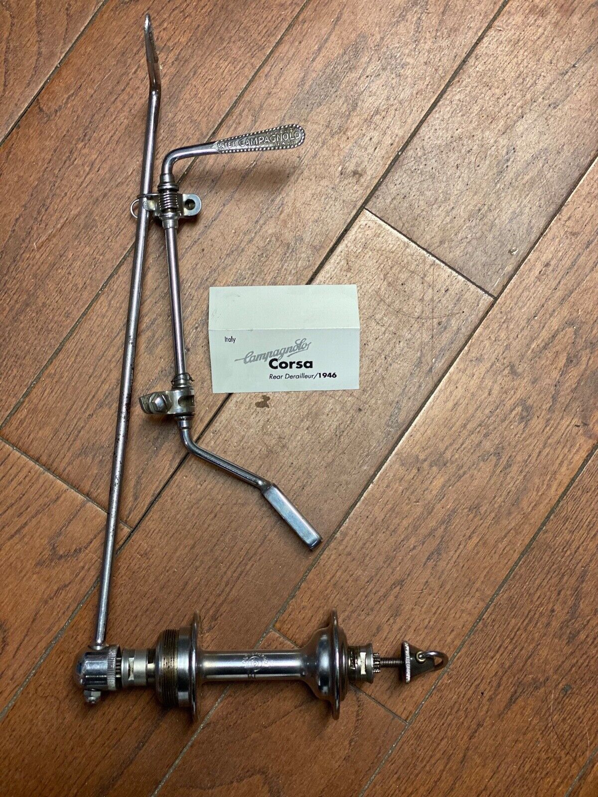 1946 Campagnolo Cambio Corsa Derailleur & Rear Hub 36H | eBay 1946 Campagnolo Cambio Corsa Derailleur & Rear Hub 36H | eBay