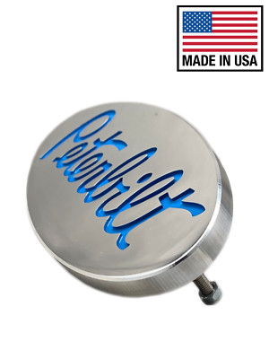 Peterbilt Logo Name Emblem Plate Custom CNC Aluminum Hood Side Grille Fender