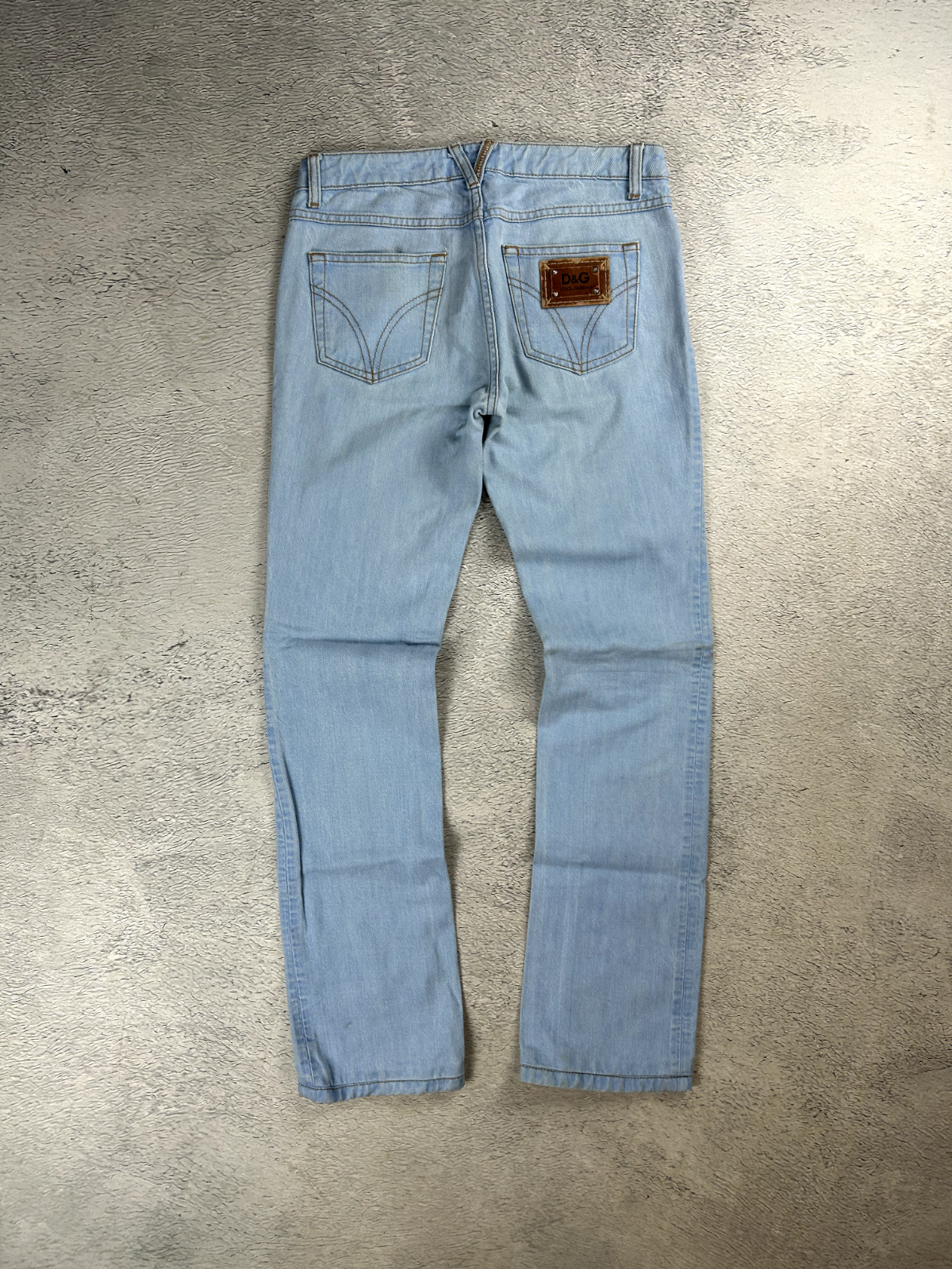 Dolce & Gabbana デニムコルセット XSサイズ ヴィンテージ Vintage Dolce & Gabbana Jeans Fit Tight Blue Back Leather Logo