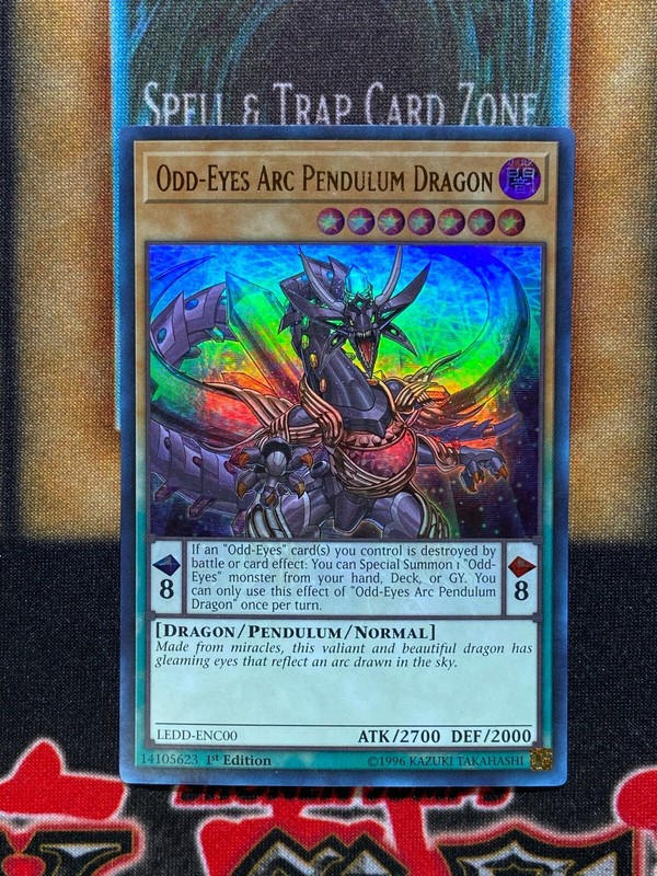 LEDD-ENC00 Odd-Eyes Arc Pendulum Dragon : Ultra Rare UNL Edition YuGiOh Card