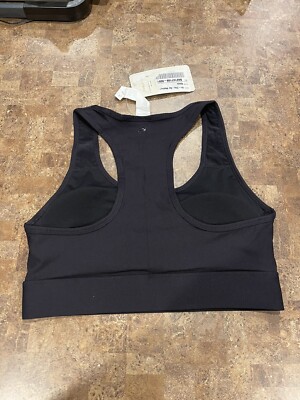 Fabletics On-the-Go Medium-Impact Sports Bra Black Women Size Medium Yoga