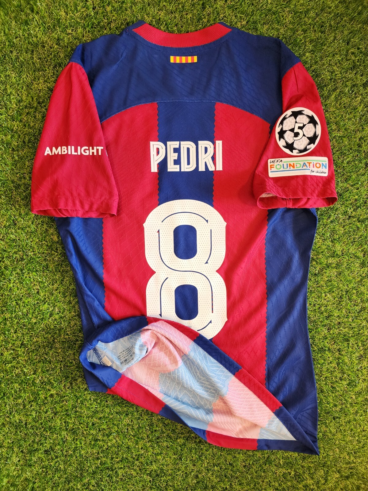 FC Barcelona 22/23 8番　ペドリ　mサイズ FC Barcelona Pedri 8 Home Kit 22-23 Authentic Soccer Name