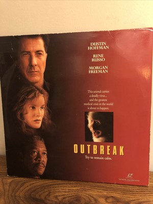 Outbreak (DVD, 1995) with Dustin Hoffman and Rene Russo Very Good Condition
