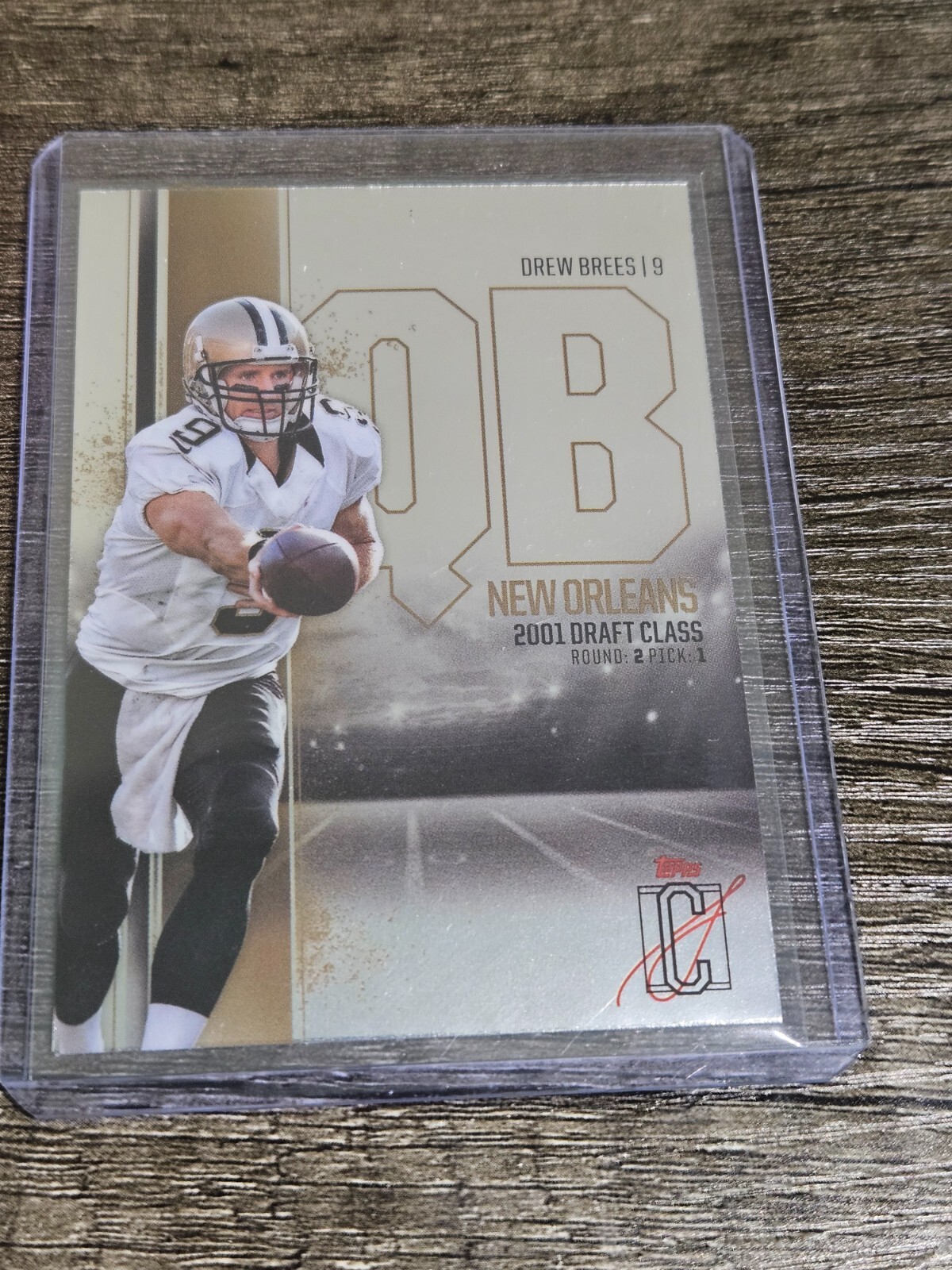 ドリュー ブリーズ　DREW BREES　直筆サインカード　AUTO　NFL 2003 SP Authentic Sign of the Times DREW BREES 119/250 CSG