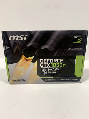 Brand New - MSI GTX1050Ti NVIDIA GeForce GTX 1050Ti 4GB GDDR5 Graphics Card