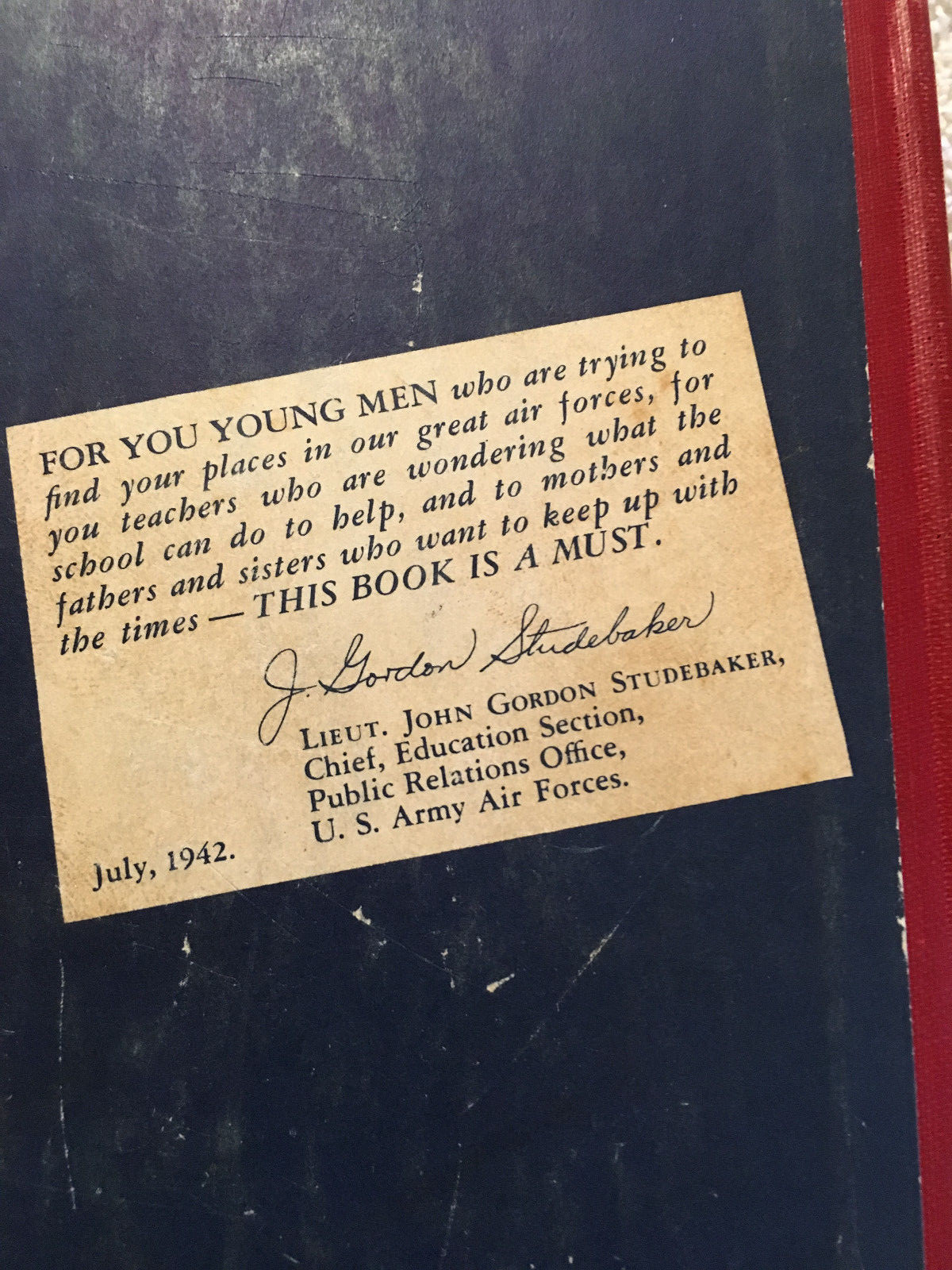 1942 HOW EVERY BOY CAN PREPARE FOR AVAIATION SERVICE by Keith Ayling 1st Edition