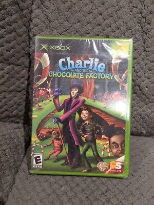 Charlie and the Chocolate Factory (Microsoft Xbox, 2005) New Sealed some tears