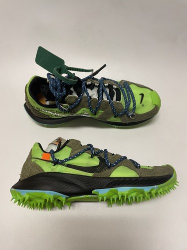 Pre-owned Nike X Off-white Zoom Terra Kiger 5 Electric Green Cd8179-300 Women's Size 5 Us