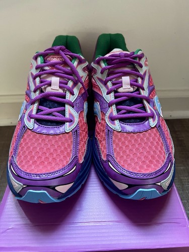 Pre-owned Saucony Jae Tips  Progrid Omni 9 'to Do List' Pink Size 11.5 Men's (s70864-1)