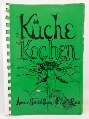 Kuche Kochen Cookbook German Russian Recipes 1981 Dumplings Blinas Grebble ETC