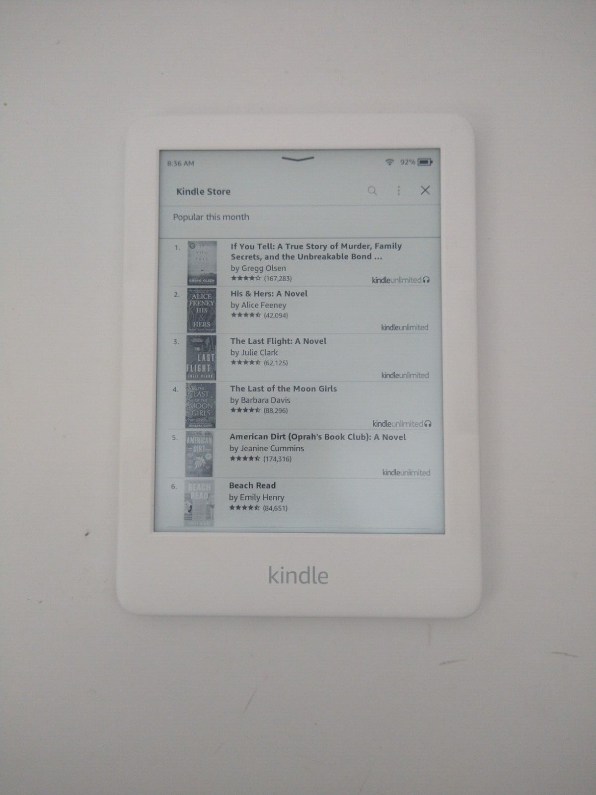 Amazon Kindle 10th Generation | Model J9G29R | Wi-Fi only