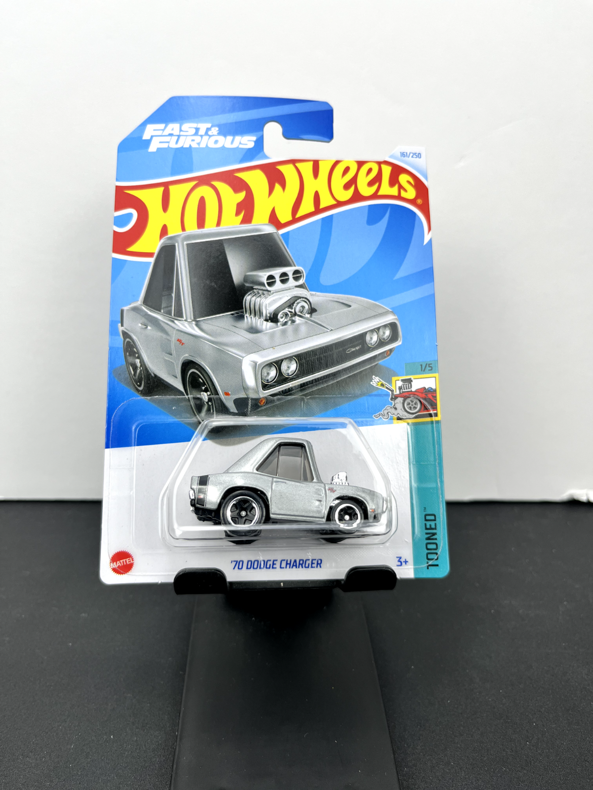 Hot Wheels 2017 Experimotors Fast & Furious '70 Dodge Charger 4/365, Black