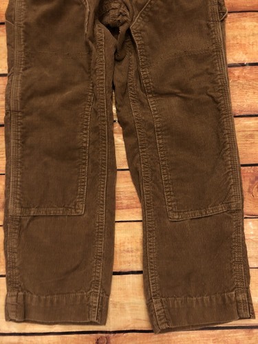 Gap Kids Boys 6 Regular Brown Corduroy Cargo Pants W/ Adjustable Waist band