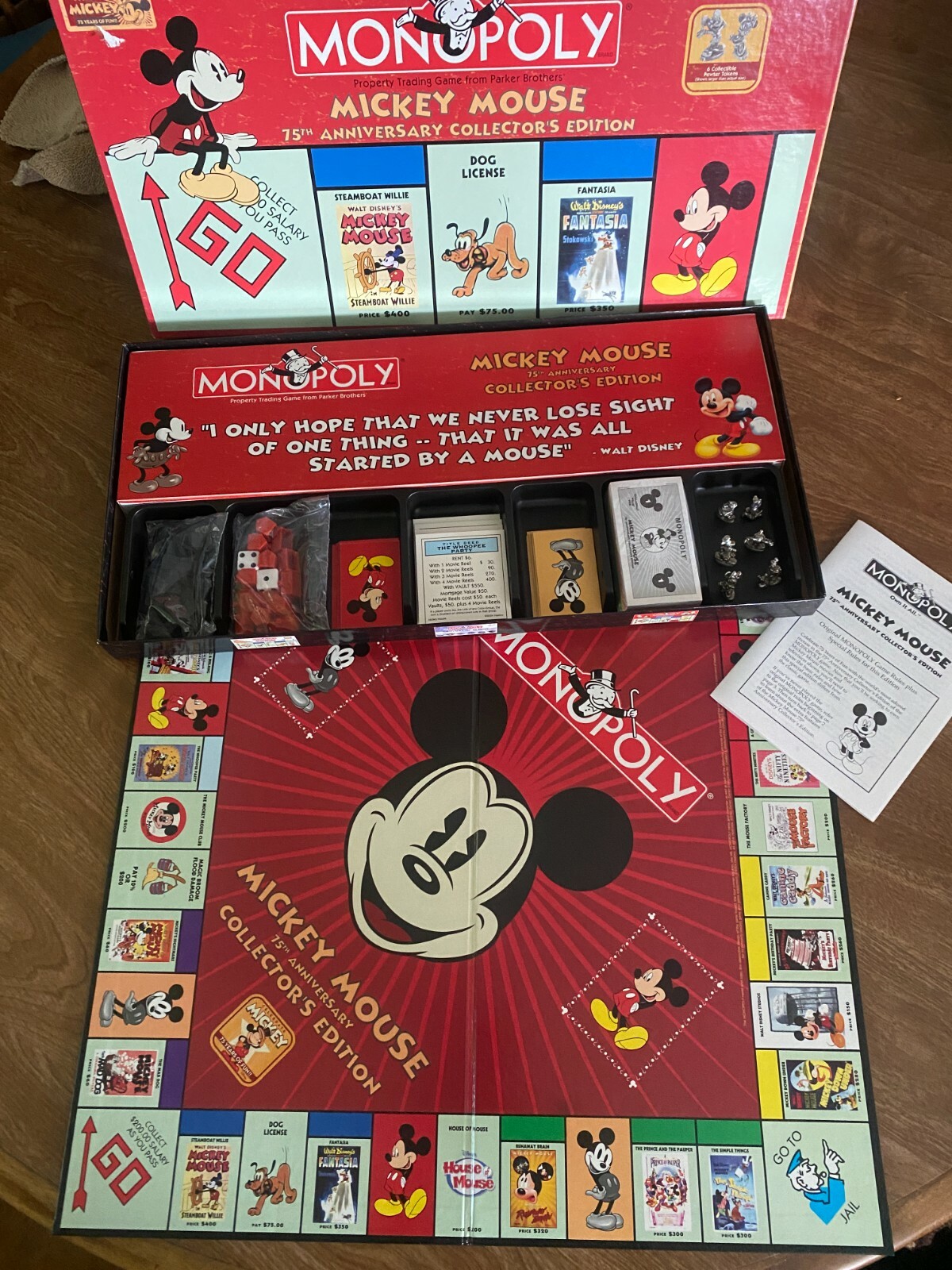 Disney MONOPOLY ディズニー75周年記念版 Disney MONOPOLY ディズニー75周年記念版