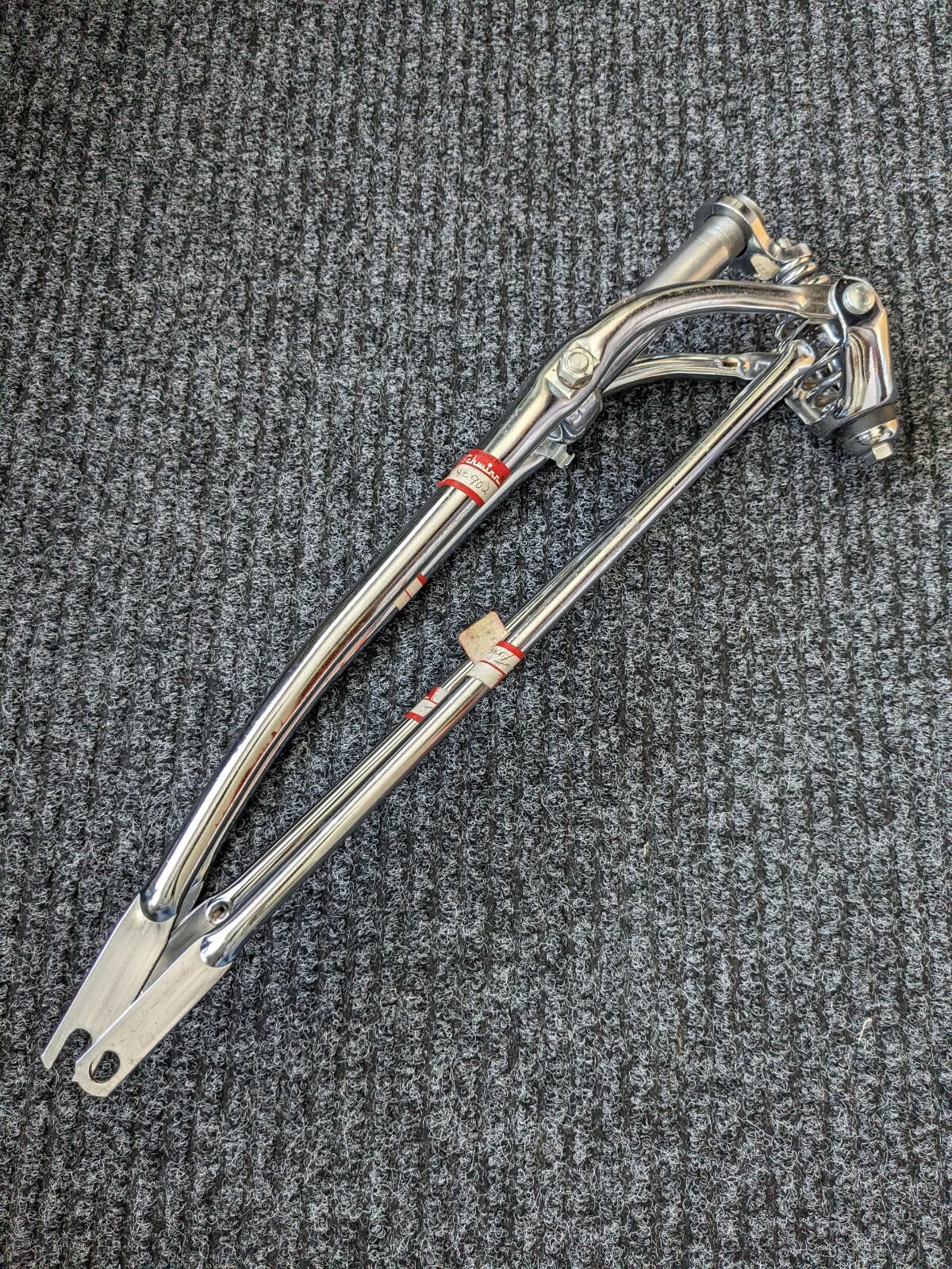 「Sting-Ray」　Schwinn front fork Schwinn Stingray OCC Chopper Fork Stem Red Flames 24