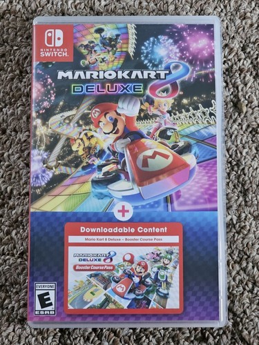 Mario Kart 8 Deluxe + Booster Course Pass Switch Brand New