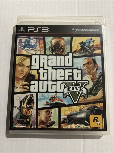 Grand Theft Auto V GTA 5 PS3 PlayStation 3 With Manual And