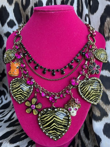 ネックレス・ペンダント VINTAGE HOLLYWOOD Bumpy Heart Necklace BMR661 Roberto Coin Tiny Treasures Slanted Diamond Heart Necklace