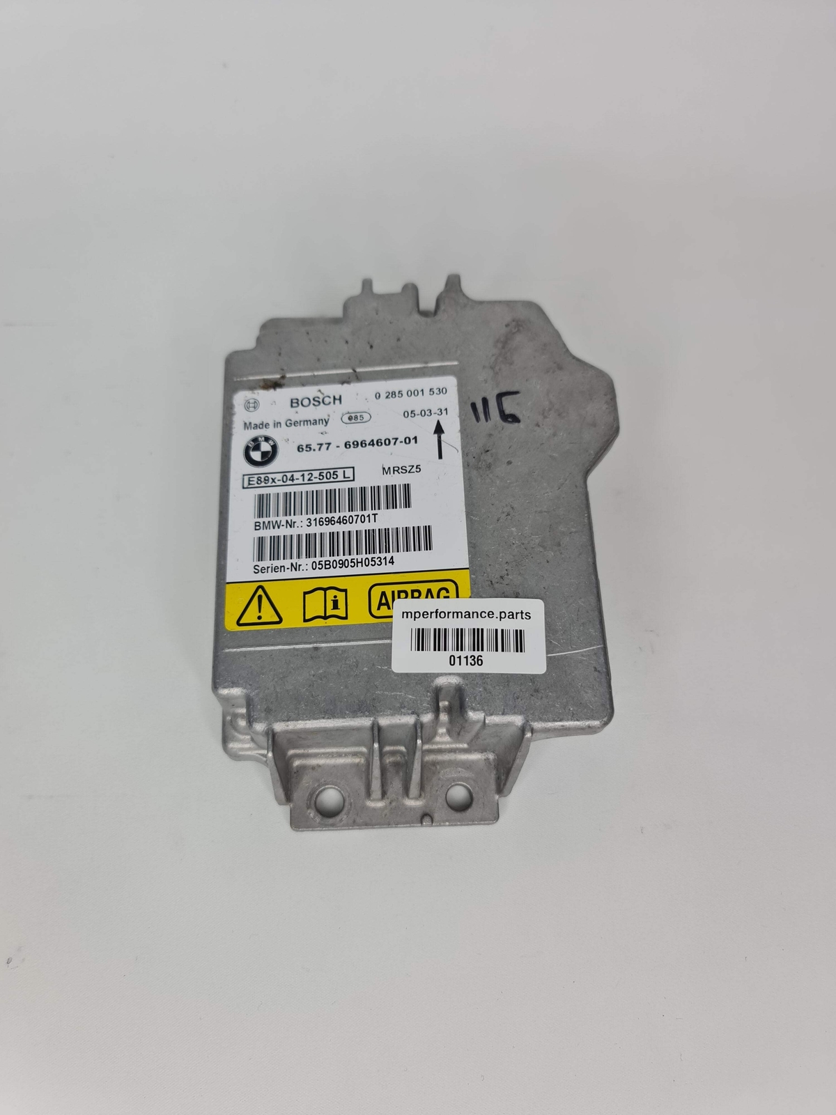 0 Bmw 2006 65-77-6-964-607 65776964607 Control Unit Airbag 6964607 image 5