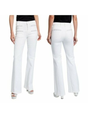 

Женские джинсы Boot Cut цвета слоновой кости с украшением 7 FOR ALL MANKIND, для юниоров. Размер, Цвет слоновой кости, AU0684495S
