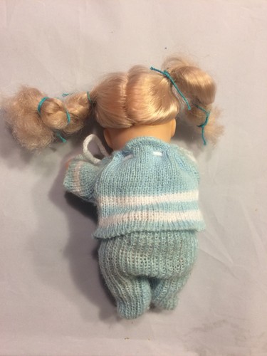 vintage EEGEE Baby Doll Drink-n-Wet 6” rooted Hair Original Outfit?