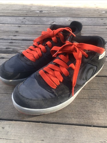 Five Ten Spitfire Shoes - Mens US Size 8 Gray Orange Stealth