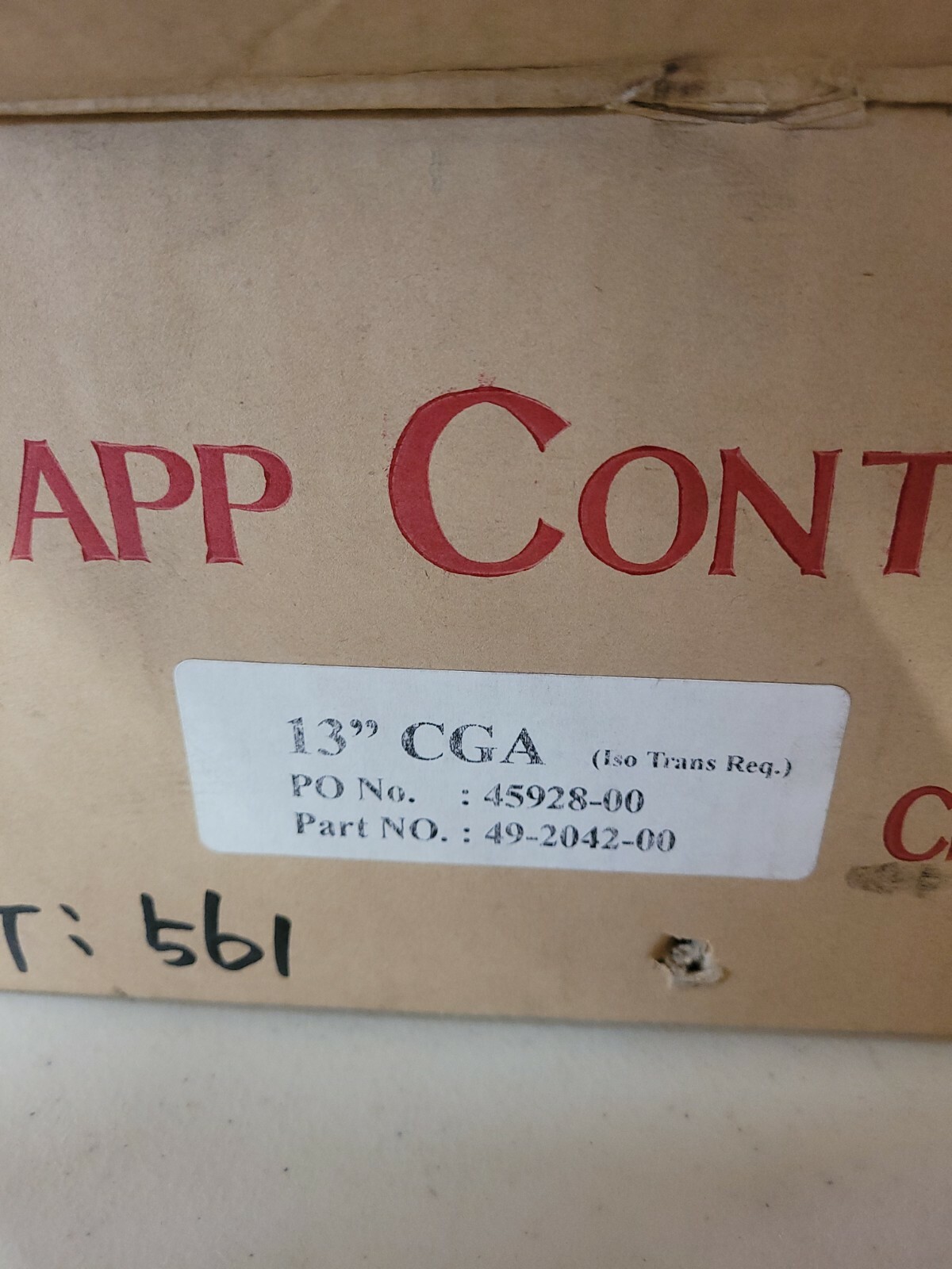 Brand new Happ 13'' CGA CRT monitor 
