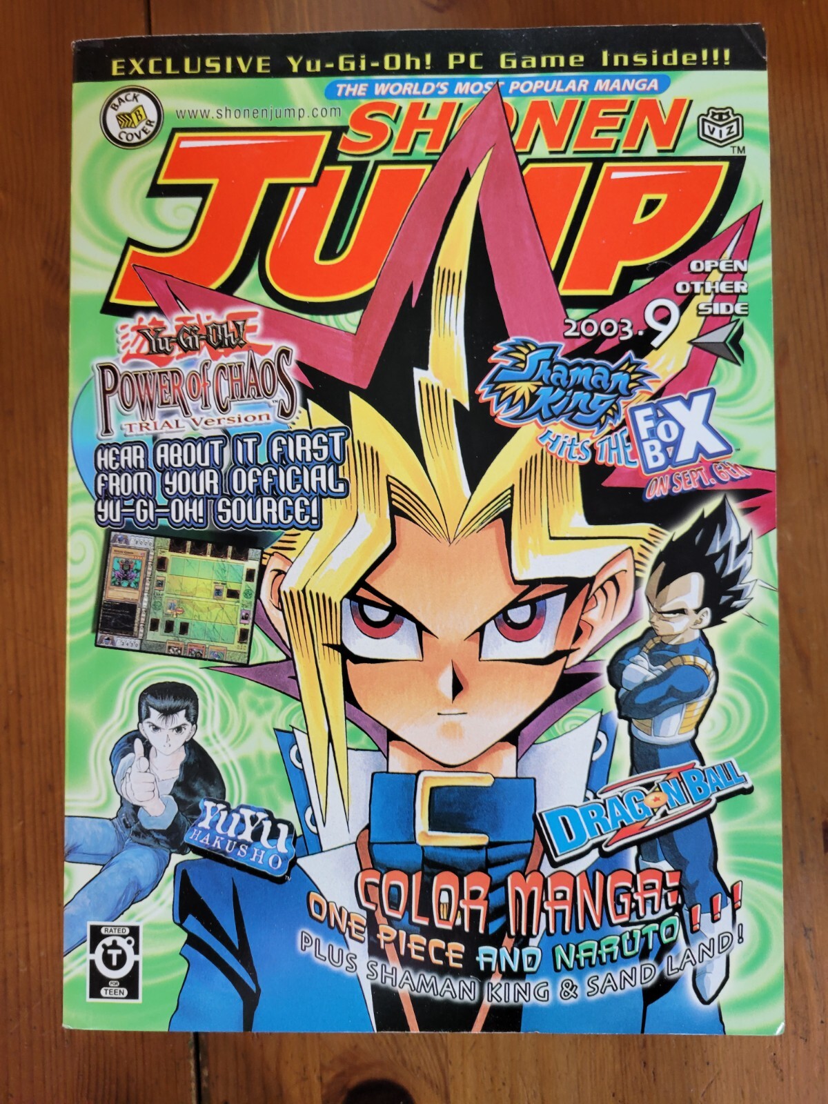 SHONEN JUMP 英語版　2003年 驚きの破格値，100%新品 SHONEN JUMP 英語版 2003年