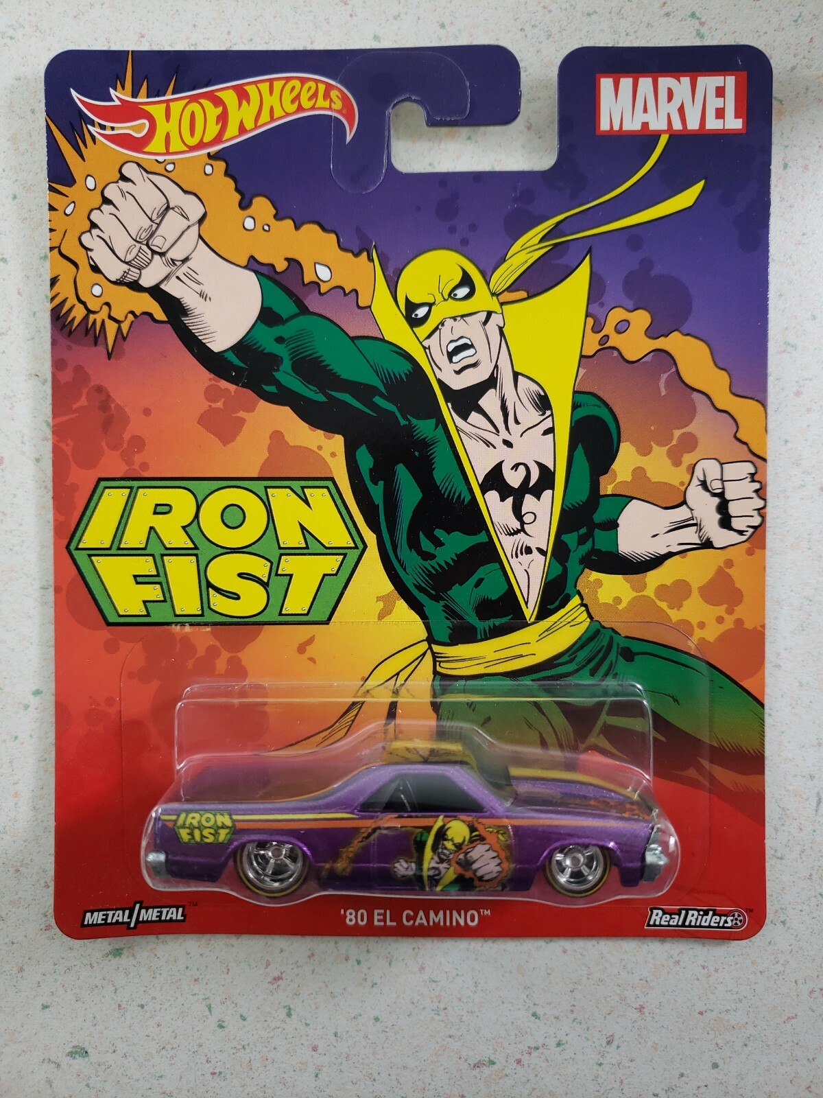 Hot Wheels Premium - Marvel Chevrolet '80 El Camino - Iron