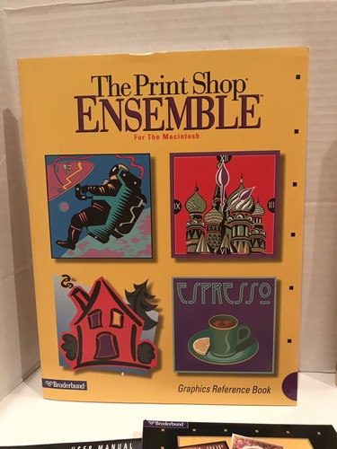 Broderbund The Print Shop Publishing Suite For Macintosh Complete Software