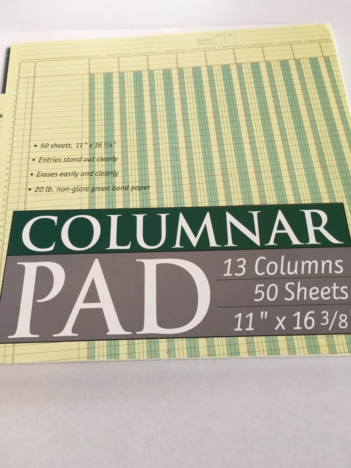 Norcom Columnar Pad 13 Columns 50 Sheets 11