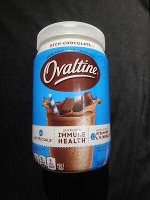Ovaltine Rich Chocolate Flavored Milk Mix 12 oz
