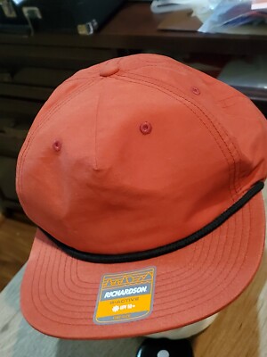 RICHARDSON OUTDOOR Hat Adult OS Red R ACTIVE UPF 50+ NWT snapback New with tag