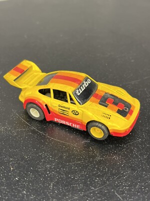 Vintage TYCO Porsche Turbo 935 Slot Car HO Scale Diehard Whale Tail #3 READ