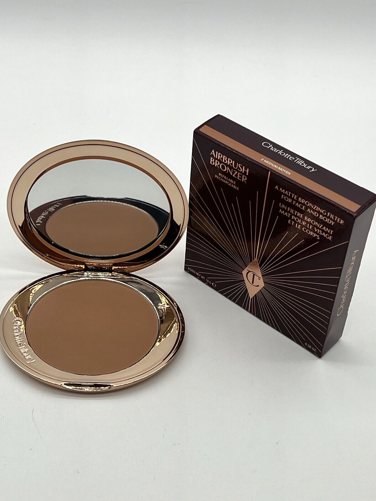 シャーロットティルブリー エアーブラシ　ブロンザー Medium 2 Charlotte Tilbury Airbrush Bronzer 2 Medium | Beautylish