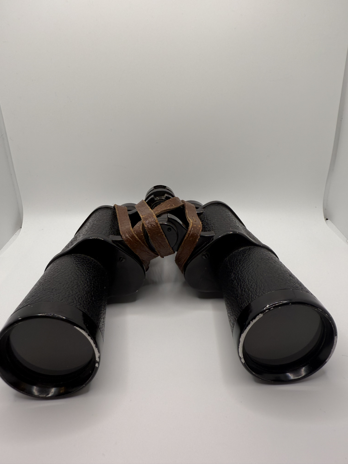 Fernglas 10 x 40 Nitschke Rathenow Plastvista mit Ledergurt – Gebraucht